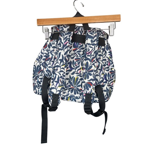 NWOT Kipling K10367 Fiona Travel MEdium Backpack Floral Flourish Multi Polyester - Picture 2 of 9